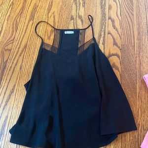 free people size medium black tank top